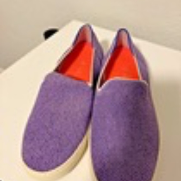 Rothys Amethyst Purple Terry Slip On Sneakers Shoes Cute Comfy Womens 9 - Picture 2 of 5